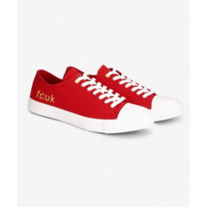 Deals, Discounts & Offers on Men - [Size 9] French ConnectionCanvas Shoes For Men(Red)
