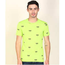 Deals, Discounts & Offers on  - [Size M, L, XL] [Pre Book] Peter England UniversityPrinted Men Round Neck Light Green T-Shirt