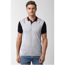 Deals, Discounts & Offers on  - [Size M, L, XL, XXL] [Pre Book] PETER ENGLANDSolid Men Polo Neck Grey T-Shirt