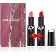 Deals, Discounts & Offers on  - Wet n Wild Meglast Lipstick Combo (Mauve Outte here, Red Velvet)(2 Items in the set)
