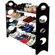 Deals, Discounts & Offers on Furniture - MEZIRE Plastic Collapsible Shoe Stand(4 Shelves, DIY(Do-It-Yourself))
