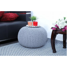 Deals, Discounts & Offers on Furniture - Moon Craft Natural Fiber Pouf(Finish Color - Blue, Pre Assembled)