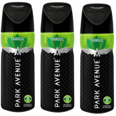 Deals, Discounts & Offers on  - PARK AVENUE Tranquil Body Spray 150ml*3Pcs TG5426 Body Spray - For Men(450 ml, Pack of 3)