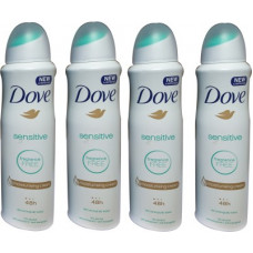 Deals, Discounts & Offers on  - DOVE SENSITIVE (PACK OF 4) Deodorant Spray - For Women(600 ml, Pack of 4)
