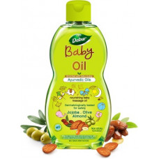 Deals, Discounts & Offers on Baby Care - Dabur Baby Oil Contains Jojoba, Olives & Almonds|pH balanced with No Paraben & Phthalates(200 ml)
