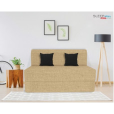 Deals, Discounts & Offers on Furniture - SLEEP SPA Single Sofa Bed(Finish Color - Beige Mechanism Type - Fold Out Delivery Condition - DIY(Do-It-Yourself))