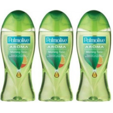 Deals, Discounts & Offers on  - PALMOLIVE Aroma Morning Tonic Body Wash, Gel Based Shower Gel with 100% Natural Citrus Oil & Lemongrass Extracts - pH Balanced, No Parabens, No Silicones(3 x 250 ml)