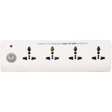 Deals, Discounts & Offers on  - EcoLink Ecolink Spike Guard White 4 Socket Extension Boards(White)