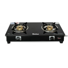 Deals, Discounts & Offers on  - Khaitan 2 Burner BP Nano Premium MS Black Glass Manual Gas Stove(2 Burners)