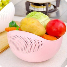 Deals and Offers on - Ketsaal Rice, Fruit, Vegetable Bowl Strainer Colander(Multicolor Pack of 1) Deals, Discounts & Offers on - Ketsaal Rice, Fruit, Vegetable Bowl Strainer Colander(Multicolor Pack of 1)