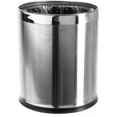 Deals and Offers on - Mofna Stainless Steel Solid Open Dustbin (7X10-5 Liter) Trash can Garbage Bin Paper Bin Round Shape Silver Color use for Home, Office, Kitchen, Bathroom Perfect Deals, Discounts & Offers on - Mofna Stainless Steel Solid Open Dustbin (7X10-5 Liter) Trash can Garbage Bin Paper Bin Round Shape Silver Color use for Home, Office, Kitchen, Bathroom Perfect