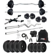Deals, Discounts & Offers on  - KRX 20 kg PVC COMBO 343-SL Home Gym Combo