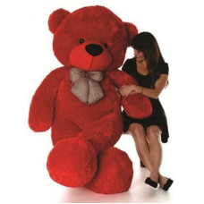 Deals, Discounts & Offers on Toys & Games - Pocketfriendly red 3 feet teddy bear st c - 91.55 cm(Red)