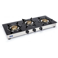 Deals, Discounts & Offers on  - GLEN Rapid Glass SS 3 Burner LPG Stove Glass Manual Gas Stove(3 Burners)