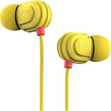 Deals, Discounts & Offers on Headphones - Mivi Rock Roll E5 With HD Sound Wired Headset(Yellow, In the Ear)