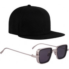Deals, Discounts & Offers on Sunglasses & Eyewear Accessories - ZuperiaUV Protection Retro Square Sunglasses (Free Size)(For Boys, Black)