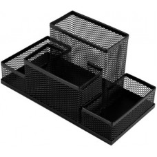 Deals, Discounts & Offers on  - VARSHA INDOTECH SALES 4 Compartments metal stationary holder(Black)