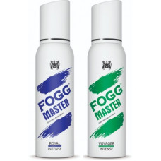 Deals, Discounts & Offers on  - FOGG Master Intense (Royal + Voyager) 240ml Body Spray - For Men(240 ml, Pack of 2)