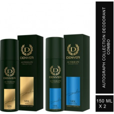 Deals, Discounts & Offers on  - DENVER SRK King 150 ml & SRK Emperor 150 ml Autograph Collection Combo Deodorant Spray - For Men(300 ml, Pack of 2)