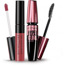 Deals, Discounts & Offers on  - MAYBELLINE NEW YORK Sensational Liquid Matte Lipstick, Sensationally Me and Hypercurl Mascara Waterproof, 16.2g(2 Items in the set)