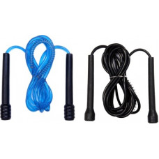 Deals, Discounts & Offers on  - Sportshour Blue/Black (pack of 2 pcs) Freestyle Skipping Rope(Blue, Black, Length: 274 inch)