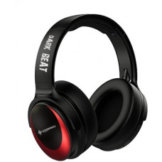 Deals, Discounts & Offers on Headphones - MEVOFIT Dark Beat Headphones with Mic & Ultra-Deep-Bass Bluetooth Headset(Red, On the Ear)