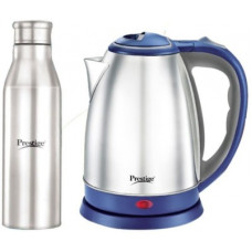 Deals, Discounts & Offers on Personal Care Appliances - Prestige Atlas Electric Kettle(1.5 L, Silver, Blue)