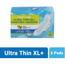 Deals, Discounts & Offers on  - [Supermart] Flipkart Supermart Comfycare Ultra Thin XL+ Sanitary Pad(Pack of 6)