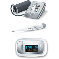 Deals, Discounts & Offers on Electronics - Beurer Medical Essential Kit Blood Pressure Monitor.Thermometer. Pulse Oximeter Combo