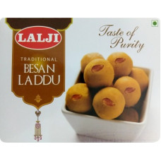 Deals, Discounts & Offers on Sweets - [Supermart] Lalji Traditional Besan Laddu Box(400 g)