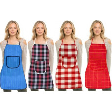 Deals, Discounts & Offers on  - JimXen Nylon Apron - Free Size(Multicolor, Pack of 4)