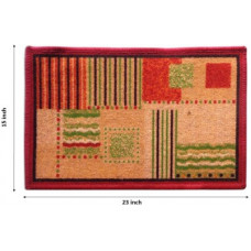 Deals, Discounts & Offers on  - STATUS Polyester Door Mat(Red, Medium)
