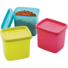 Deals, Discounts & Offers on Kitchen Containers - [Supermart] Master Cook - 225 ml Polypropylene Fridge Container(Pack of 3, Multicolor)