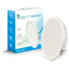 Deals, Discounts & Offers on  - Syska SSK-TPL-15W LED Panel Round Crown 4000K Recessed Ceiling Lamp