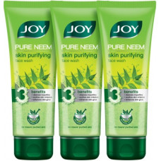 Deals, Discounts & Offers on  - Joy Pure Neem Purifying (Pack of 3 x 100 ml) Face Wash(300 ml)