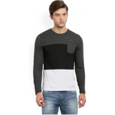Deals, Discounts & Offers on  - HIGHLANDERSolid Men Round Neck White, Black, Grey T-Shirt
