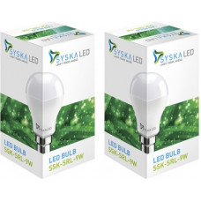 Deals, Discounts & Offers on  - Syska Led Lights 9 W Standard B22 LED Bulb(White, Pack of 2)