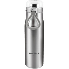 Deals, Discounts & Offers on  - HAVELLS AQUA - S (Hot and Cold Water Bottle) 590 ml Flask(Pack of 1, Silver, Steel)