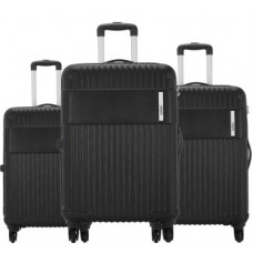 Deals, Discounts & Offers on  - SAFARIHard Body Set of 3 Luggage - SEALTH Set Of 3 55/65/77 - Black