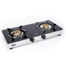 Deals, Discounts & Offers on  - GLEN Rapid Glass SS 2 Burner LPG Stove Glass Manual Gas Stove(2 Burners)