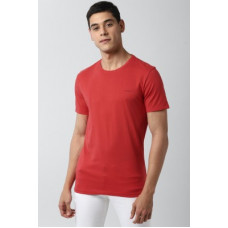 Deals, Discounts & Offers on  - [Size XXL] PETER ENGLANDSolid Men Round Neck Red T-Shirt