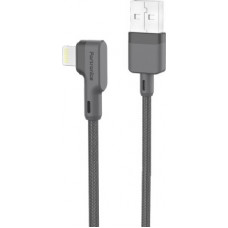 Deals, Discounts & Offers on Mobile Accessories - Portronics POR-1080 Konnect L 1.2 m Lightning Cable(Compatible with All Phones With 8 Pin Port, Grey, One Cable)