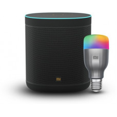 Deals, Discounts & Offers on  - Mi Smart Speaker (Google assistant) and Mi Smart color bulb combo Pack(Black)