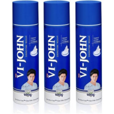 Deals, Discounts & Offers on  - VI - JOHN Shaving Foam (250gm Each, Pack of 3)(750 g)