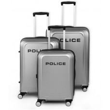 Deals, Discounts & Offers on  - POLICEHard Body Set of 3 Luggage - SO5-3 COMBO SET (30+26+22) - Silver