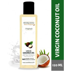 Deals, Discounts & Offers on  - Mystiq Living Virgin Coconut Oil (Cold Pressed) For Skin & Hair 100% Pure & Natural (Organic) - 120 ml(120 ml)