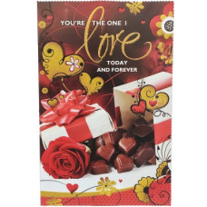 Deals, Discounts & Offers on  - OFIXO Love Theme / Greeting card For Boyfriend-Girlfriend / Valentine Gift For Boys-Girls ( 7203) Greeting Card(Multicolor, Pack of 1)