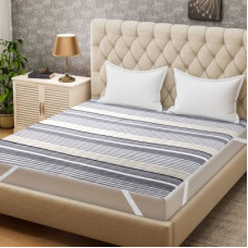 Deals, Discounts & Offers on  - Bombay Dyeing Elastic Strap Single Size Mattress Cover(Multicolor)