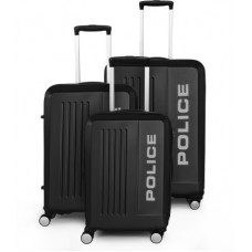 Deals, Discounts & Offers on  - POLICEHard Body Set of 3 Luggage - SO6-3 COMBO SET (30+26+22) - Black