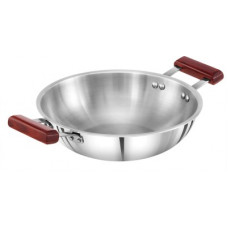 Deals, Discounts & Offers on Cookware - Hawkins TriPly Fry Pan 26 cm(Stainless Steel, Induction Bottom)